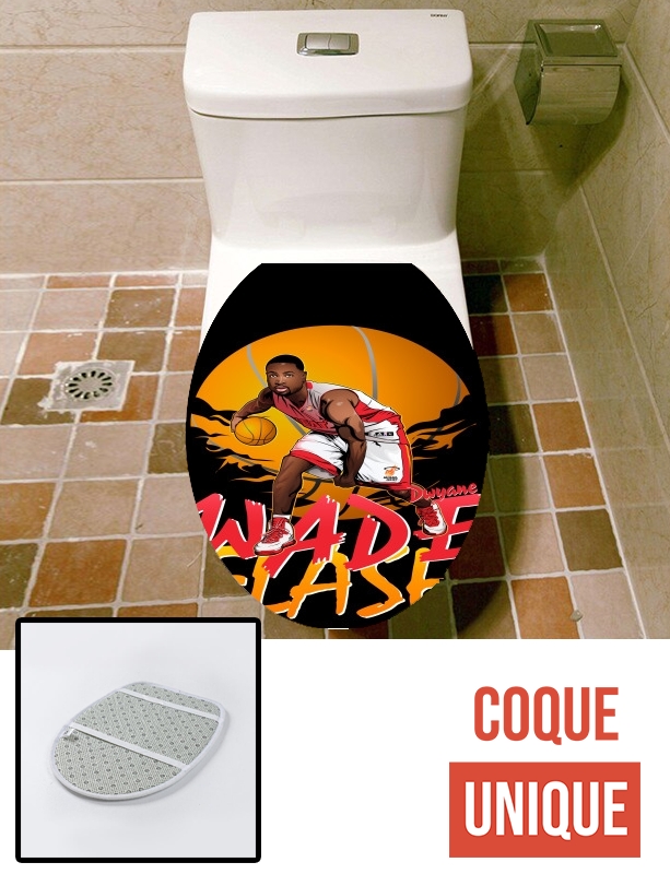 Housse de toilette - Décoration abattant wc NBA Legends: Dwyane Wade