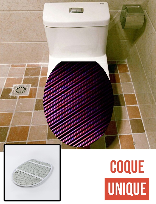 Housse de toilette - Décoration abattant wc Lumière Néon white - Sacs &  Accessoires