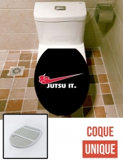 Housse de toilette - Décoration abattant wc Nike naruto Jutsu it