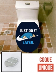 Housse de toilette - Décoration abattant wc Nike Parody Just do it Late X Ronflex