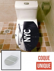Housse de toilette - Décoration abattant wc NYC Métro