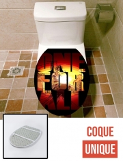 Housse de toilette - Décoration abattant wc One for all sunset