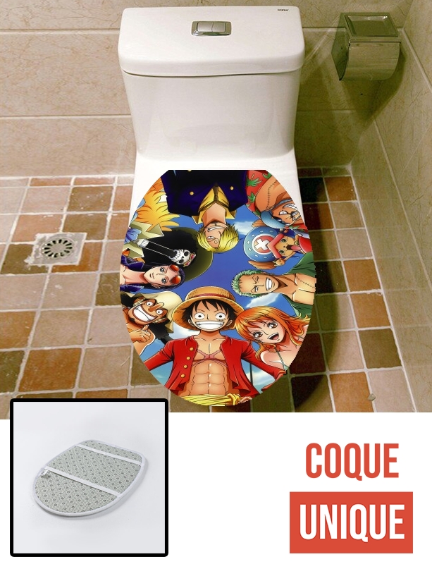 Housse de toilette - Décoration abattant wc One Piece Equipage