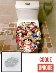 Housse de toilette - Décoration abattant wc One Piece Luffy