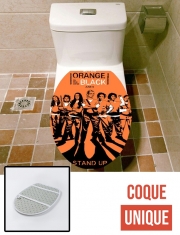 Housse de toilette - Décoration abattant wc Orange is the new black