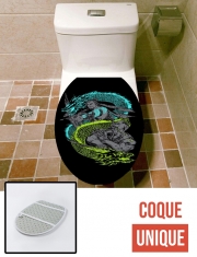 Housse de toilette - Décoration abattant wc Overwatch Hanzo fanart