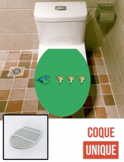 Housse de toilette - Décoration abattant wc Pac Turtle