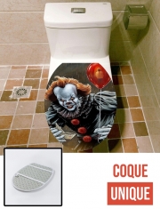 Housse de toilette - Décoration abattant wc Pennywise Ca Clown Red Ballon