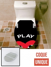 Housse de toilette - Décoration abattant wc Play Comme des garcons