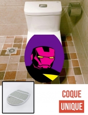 Housse de toilette - Décoration abattant wc Pop the iron!