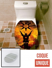 Housse de toilette - Décoration abattant wc Praise the Sun Art