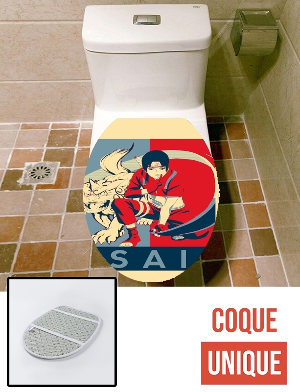 Housse de toilette - Décoration abattant wc Propaganda SAI
