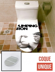 Housse de toilette - Décoration abattant wc Pumping Iron