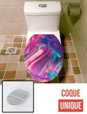 Housse de toilette - Décoration abattant wc PURPLE LAVA