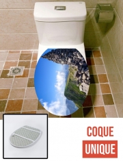 Housse de toilette - Décoration abattant wc Puy mary and chain of volcanoes of auvergne