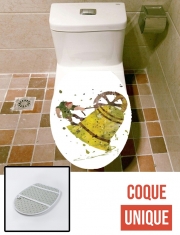 Housse de toilette - Décoration abattant wc Quasimodo Clocher église Notre dame
