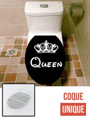 Housse de toilette - Décoration abattant wc Queen