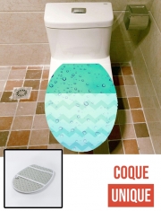 Housse de toilette - Décoration abattant wc Rainy Day Blues