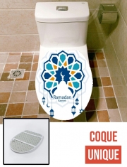 Housse de toilette - Décoration abattant wc Ramadan Kareem Blue