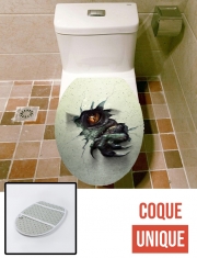 Housse de toilette - Décoration abattant wc Raptor Egg