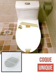 Housse de toilette - Décoration abattant wc Real Madrid Maillot Football