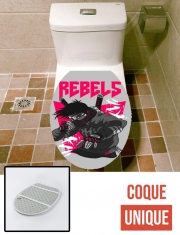Housse de toilette - Décoration abattant wc Rebels Ninja