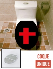 Housse de toilette - Décoration abattant wc Red Cross Peace