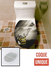 Housse de toilette - Décoration abattant wc Rugby Challenge