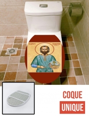 Housse de toilette - Décoration abattant wc Saint Isidore