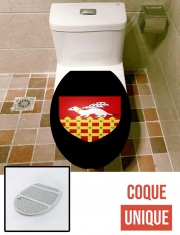Housse de toilette - Décoration abattant wc Saint Malo Blason