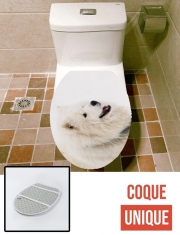 Housse de toilette - Décoration abattant wc samoyede dog
