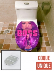 Housse de toilette - Décoration abattant wc Sasha Banks