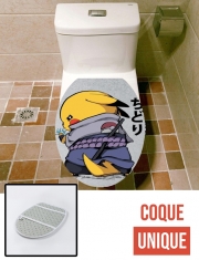 Housse de toilette - Décoration abattant wc Sasuke x Pikachu