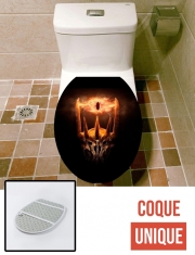 Housse de toilette - Décoration abattant wc Sauron Eyes in Fire
