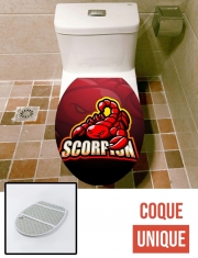 Housse de toilette - Décoration abattant wc Scorpion esport