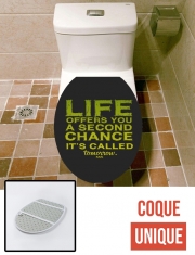 Housse de toilette - Décoration abattant wc Second Chance