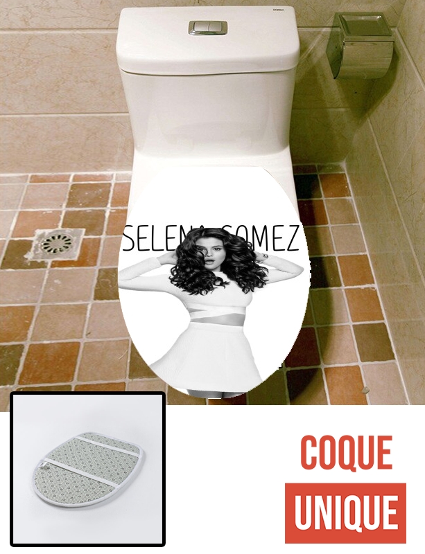 Housse de toilette - Décoration abattant wc Selena Gomez Sexy