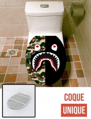 Housse de toilette - Décoration abattant wc Shark Bape Camo Military Bicolor