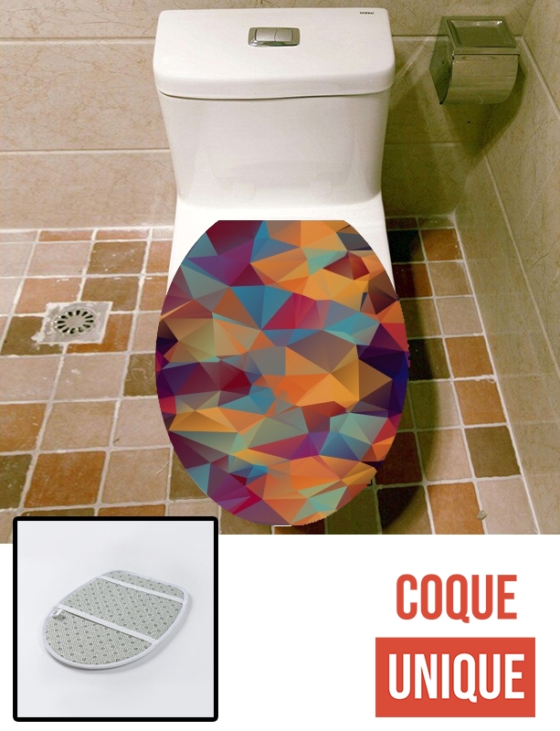 Housse de toilette - Décoration abattant wc SixColor