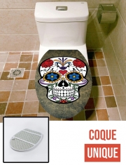 Housse de toilette - Décoration abattant wc Skull