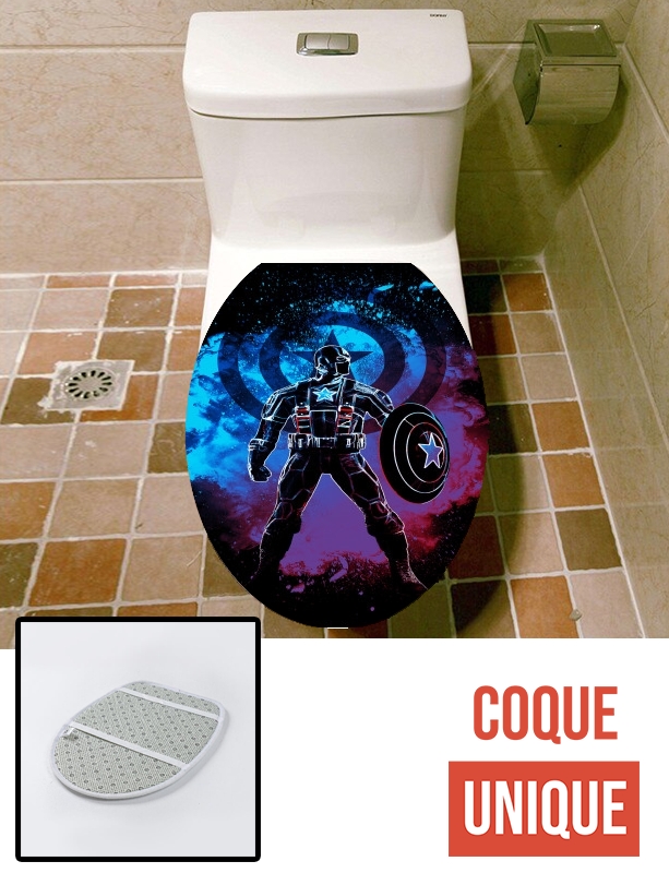Housse de toilette - Décoration abattant wc Soul of America