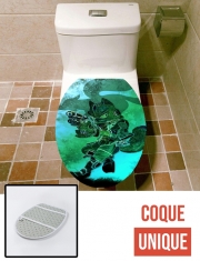 Housse de toilette - Décoration abattant wc Soul of Fox