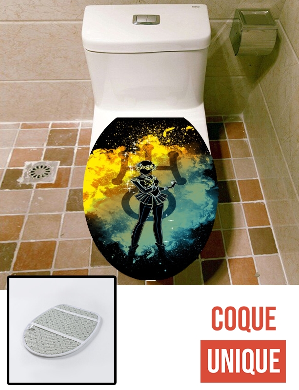Housse de toilette - Décoration abattant wc Soul of Uranus