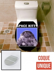 Housse de toilette - Décoration abattant wc Space Kitty