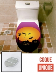 Housse de toilette - Décoration abattant wc Spooky Halloween 5