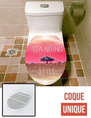 Housse de toilette - Décoration abattant wc Standing Still