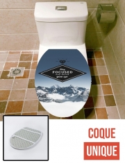 Housse de toilette - Décoration abattant wc Stay focused