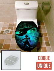 Housse de toilette - Décoration abattant wc Strife Art