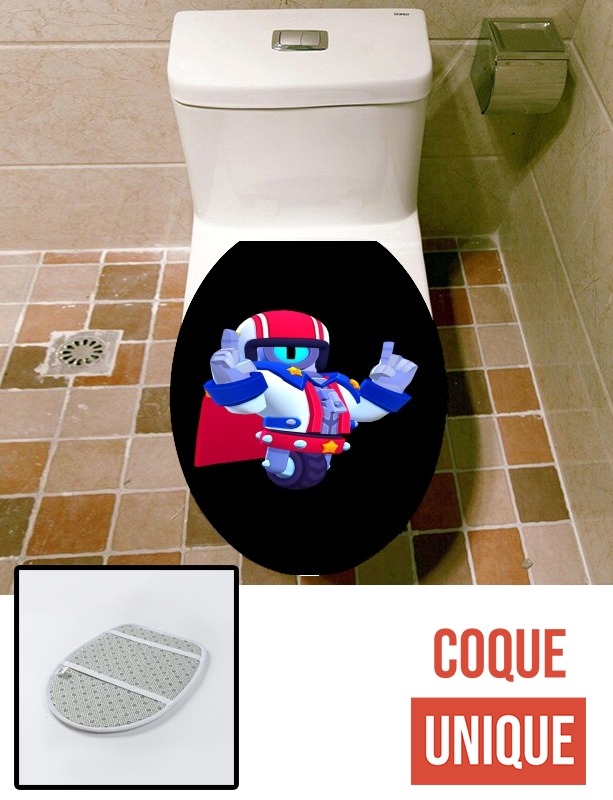 Housse de toilette - Décoration abattant wc Stu Brawler