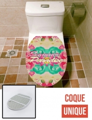 Housse de toilette - Décoration abattant wc summer paradise